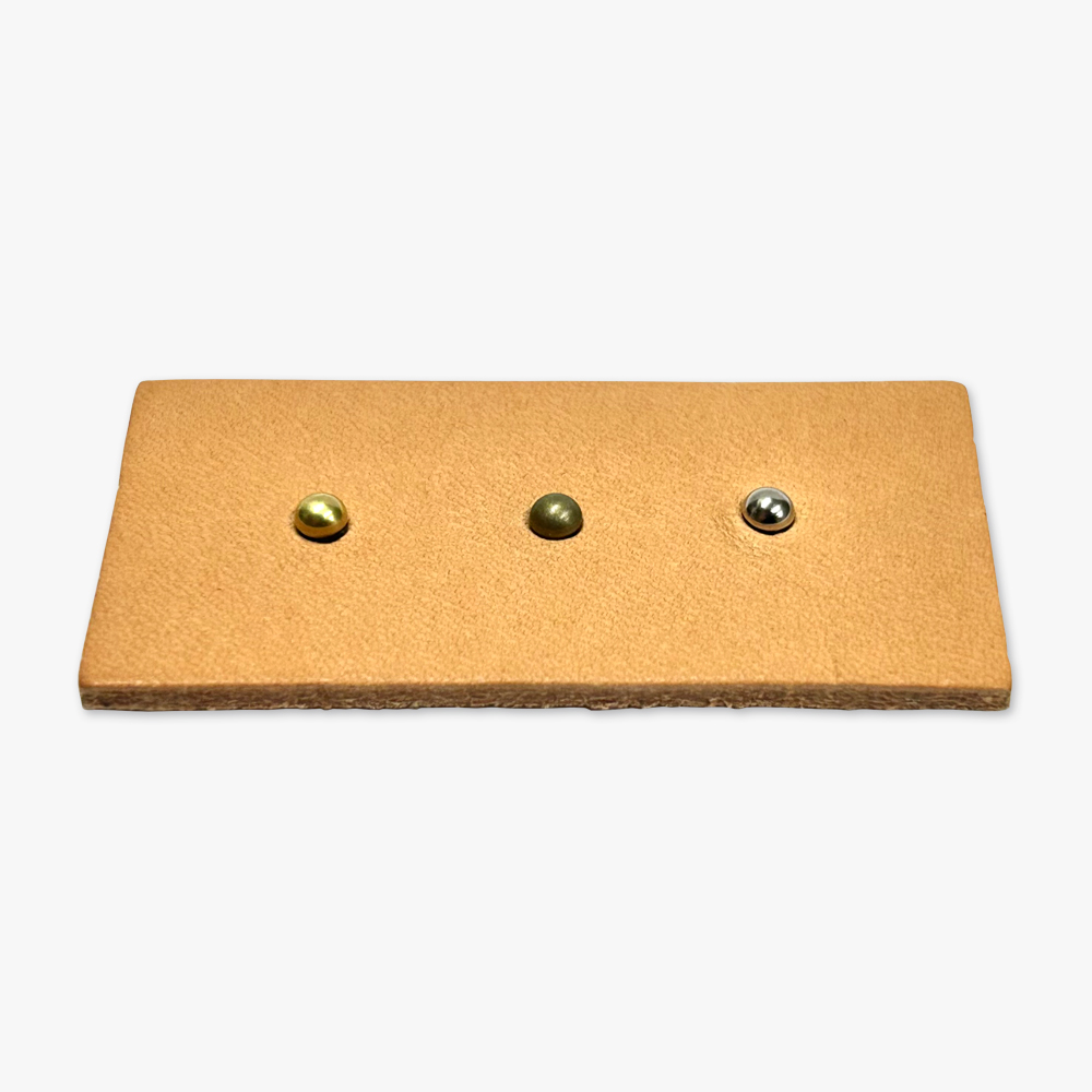 片面 ミニ玉カシメ 3カラー