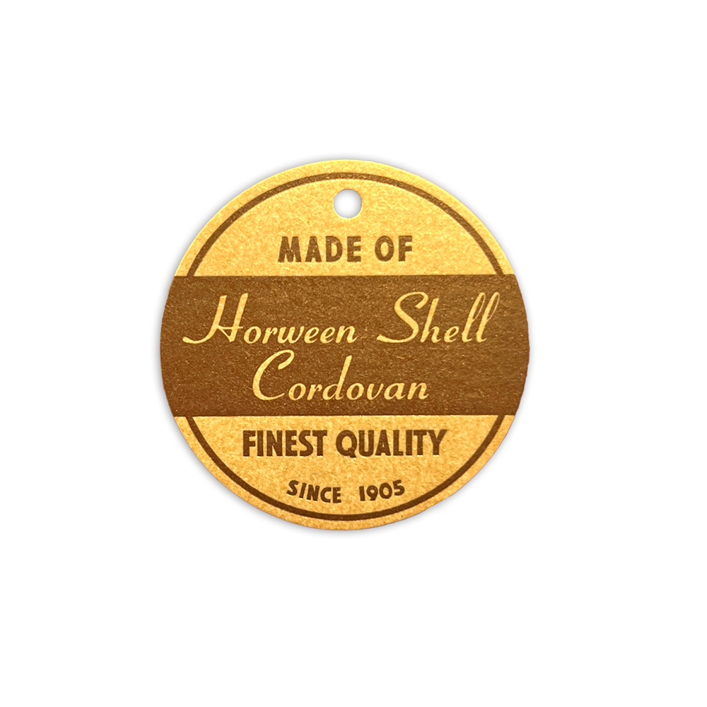 HORWEEN社 シェルコードバン用タグ（※送料無料対象外）
