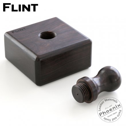 FLINT ウッドブロック | ヌメ革と真鍮金具とレザークラフト材料の通販 