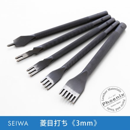 プロツール 3.0mm幅 菱目打ち【SEIWA】 | ヌメ革と真鍮金具と